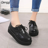 Niulatu Luxury Shoes Woman Spring Plus Size 41 Fashion Sneakers Ladies Platform 2025 Lace-up Flats Tennis Female Loafers DJSE