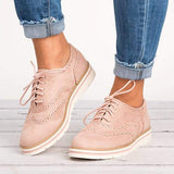 Niulatu Up Perforated Oxfords Shoes DJSE