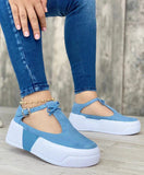 Niulatu Women Sneakers Slip on Zipper Thick Bottom Solid Color Vulcanized Shoes Casual Wedge Walking Flats Zapatillas De Mujer DJSE