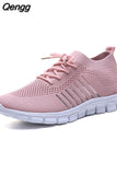 Niulatu 2025 Summer Mesh Breathable Sneakers Women Platform Casual Sport Shoes Women Comfort Lace Up Running Shoes Plus Size DJSE