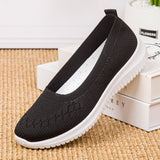 Niulatu 2025Women Shoes Knitting Sock Sneakers Women Spring Summer Slip On Flat Shoes Women Loafers Flats Walking shoes Female DJSE