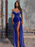 Niulatu Satin Long Prom Dress with HZ1007