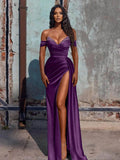 Niulatu Satin Long Prom Dress with HZ1007