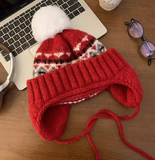 Niulatu Isle Vintage Thickened Warm Ski Beanie HZ1108