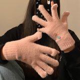 Niulatu knitted wool touch screen gloves HZ1108