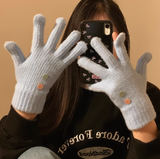 Niulatu knitted wool touch screen gloves HZ1108