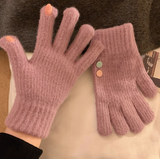 Niulatu knitted wool touch screen gloves HZ1108