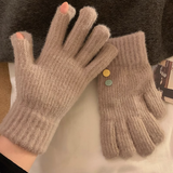 Niulatu knitted wool touch screen gloves HZ1108