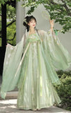 Niulatu HanFu Fairytale Green Evening Dresses Birthday Prom Dresses HZ1103