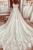 Niulatu Lace Wedding Dress Bridal Robe 2024 Vestido Spaghetti Straps Chapel Train Champagne Tulle Wedding HZ1007