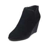 Niulatu Women's High Boots Wedges Heels Woman 2025 Ankle Boots Female Fashion Zip Ladies Short Shoes Footwear Winter Pumps Plus Size 43 DJSE