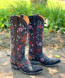 Niulatu Boots For Women 2025 Autumn Knee High Med Calf Fashion Blue women's Shoes Comfy Casual Winter Popular Style DJSE