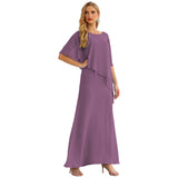 Niulatu Chiffon Plus Size Mother of The Bride Dresses Formal Prom Gown Ruffle HZ1007