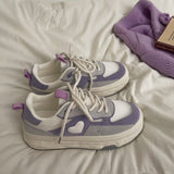 Niulatu Women¡¯s Sneakers Haze Blue Love Breathable Students Casual Sports Shoes Women Couple Borads Shoes Men Outdoor Sneakers DJSE