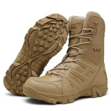 Niulatu Men Military Boots Combat Shoes 2025 High Quality Leather Special Force Tactical Desert Outdoor Shoes Ankle Booties For Man DJSE