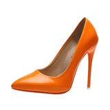 Niulatu Size 34-44 HOT Women Shoes Pointed Toe Pumps Patent Leather Dress High Heels Boat Shoes Wedding Shoes Zapatos Mujer DJSE