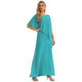 Niulatu Chiffon Plus Size Mother of The Bride Dresses Formal Prom Gown Ruffle HZ1007