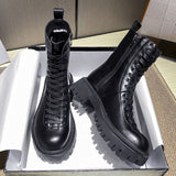 Niulatu Women Shoes for Winter Boots Fashion Shoes Woman Casual Autumn Leather Botas Mujer Female Ankle Boots Women DJSE