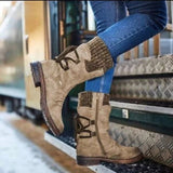 Niulatu Women boots Winter Mid-Calf Boot Winter Shoes Ladies Fashion Snow Boots Shoes Thigh High Suede Warm Botas Zapatos De Mujer DJSE