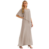 Niulatu Chiffon Plus Size Mother of The Bride Dresses Formal Prom Gown Ruffle HZ1007
