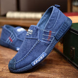Niulatu on Men's Casual Shoes Rubber Solid Mens Canvas Shoes Lightweight Waterproof Male Flat Casual Sneakers DJSE