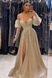 Niulatu Long Sleeves Prom Dress Sequins With HZ1007