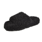 Niulatu New Fashion Furry Slippers for Women's Outer Wear Thick-soled Warm Cotton Slippers Comfortable Platform Shoes DJSE