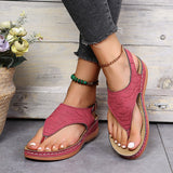 Niulatu Clip Toe Wedge Sandals Women Summer PlatformSandalias Mujer 2025 Thick Sole Shoes Ladies Sandalias De Las Mujeres DJSE