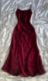 Niulatu Satin Long A Line Prom Dress Evening Dress HZ1007