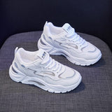 Niulatu Women Korean Platform Sneakers Women Shoes Thick Bottom Chunky Sneakers Breathable Mixed Colors Slip on Casual Shoes Woman 2025 DJSE