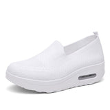 Niulatu Women's Flat Platform Shoes Breathable Vulcanized Woman Slip On Casual Fashion Ladies Walking Female Summer 2025 Hot New DJSE