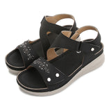 Niulatu Women Sandals Summer New Women's Platform Shoes Fashion Comfortable Casual Light Soft Female Wedges Retro Sandals 2025 DJSE