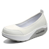 Niulatu Women Sneakers Flats Loafers Sweet Shallow Comfort Moccasins Slip-on PU Platform Ballet Ladies Vulcanized Shoes New DJSE