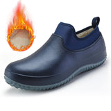 Niulatu New Men Shoes Kitchen Working Shoes Breathable Non-slip Waterproof Chef Shoes Casual Flat Work Shoes Water Shoes Rain Boots DJSE