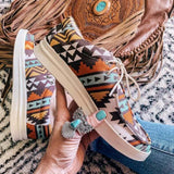 Niulatu Stylish Women Casual Anti-skid Flat Round Toe Lace Up Colorful Sneakers Walking Shoes DJSE