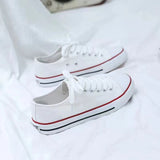 Niulatu New Korean Style Ulzzang Daisy Canvas Shoes for Women 45 White Black Yellow Green Purple Color sneakers women DJSE