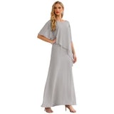 Niulatu Chiffon Plus Size Mother of The Bride Dresses Formal Prom Gown Ruffle HZ1007