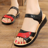 Niulatu Shoes Women Sandals Fashion Women's Shoes Open Toe Women Walking Sandals Solid Color Zapatillas Mujer Female Flat Shoes DJSE