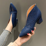 Niulatu New Women for Shoes Casual Pumps Short Boots Sexy High Heels Pointed V-mouths Ladies Dress shoes OL Daily Shoes DJSE