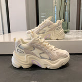 Niulatu Women Platform Chunky Sneakers Designers Fashion Brand Casual Shoes Woman Tennis Basket Female Summer Vulcanized Shoes 2025 DJSE