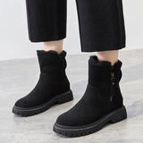 Niulatu Link Women Winter Snow Boots Warm Platform Shoes DJSE