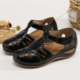 Niulatu Women Wedges Sandals 2025 New Summer Women Wedges Sandals Thick Bottom Casual Shoes Ladies Sandals Plus Size DJSE