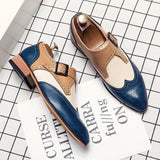 Niulatu Brogue Shoes Big Size 48 47 Men Dress Shoes Wedding Leather Mens Oxfords Luxury Brand Business Formal Zapatos DJSE
