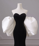 Niulatu one-shoulder evening dress high-end mermaid banquet temperament prom dress HZ1007