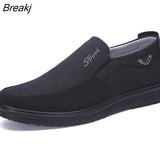 Niulatu for Men Summer Slip on Loafers Men's Casual Shoes Breathable Walking Flats Soft Dad Shoes Male Sneakers Size DJSE