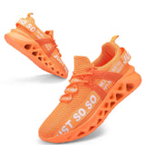 Niulatu Sneakers Casual Lace-up Breathable Couple Tenis Shoes Fashion Mesh Hard-wearing Blade Running Shoes for Men Plus Size DJSE