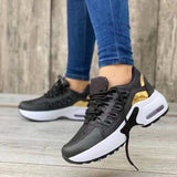 Niulatu Platform Sneakers 2025 New Fashion Plus Size Casual Sports Shoes Women Lace-up Mesh Breathable Women's Vulcanized Shoes DJSE