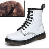 Niulatu Boots Women Genuine Leather Shoes For Winter Boots Shoes Woman Casual Autumn Genuine Leather Botas Mujer Female Ankle Boots DJSE