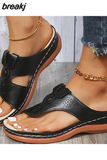 Niulatu Women Sandals Soft Bottom Summer Shoes For Women Wedge Heels Sandalias Mujer Beach Slippers Women Flip Flops Summer Sandals DJSE