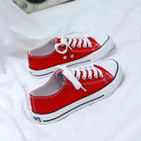 Niulatu New Korean Style Ulzzang Daisy Canvas Shoes for Women 45 White Black Yellow Green Purple Color sneakers women DJSE